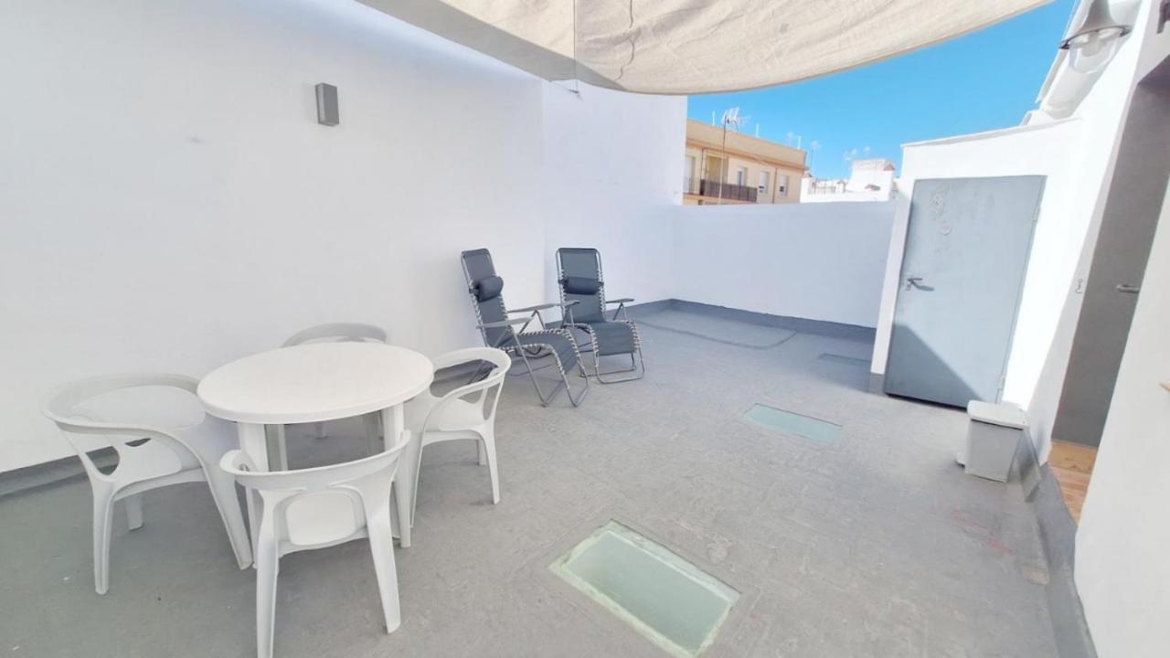 Apartamento Cadiz Terraza - Pleno Casco Historico Exterior foto